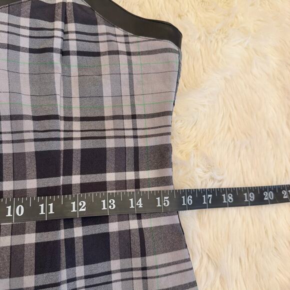 Killstar Bury Me Plaid Full Zip Bodycon Dress XL NWOT - Picture 15 of 16